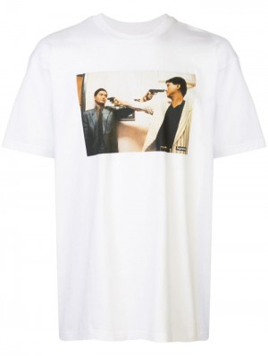 Camisetas Supreme The Killer Trust Hombre Blancas Colombia | S6C-89111