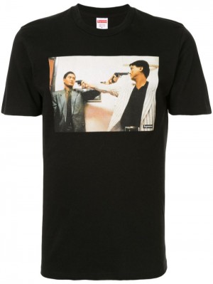 Camisetas Supreme The Killer Trust Print Hombre Negras Colombia | N2Y-28011