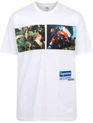 Camisetas Supreme X Junya Watanabe Comme Des Garçons Nature Hombre Blancas Colombia | K0Y-67533