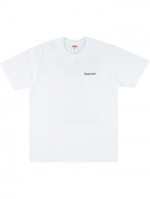 Camisetas Supreme X Martin Wong Big Heat Hombre Blancas Colombia | U9O-67408