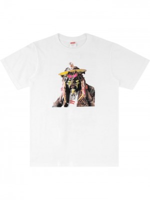 Camisetas Supreme X Rammellzee Estampadas-print Hombre Blancas Colombia | O6F-06742