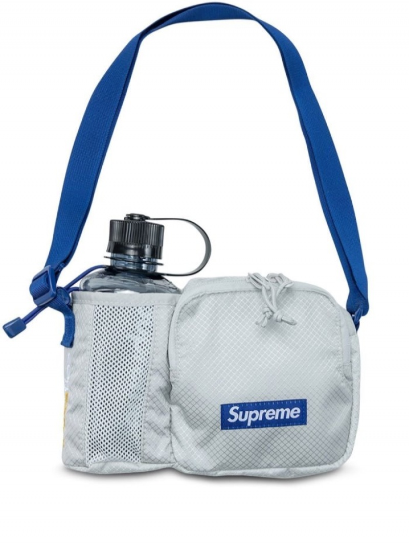 Bolsa De Hombro Supreme Box-logo Side Bag Hombre Gris Colombia | W8C-43631