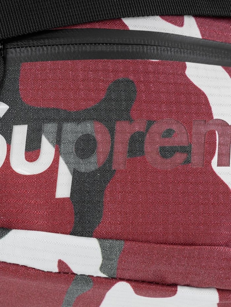 Bolsa De Hombro Supreme Logo-print Sling Bag Hombre Rojas Colombia | Q6G-06959