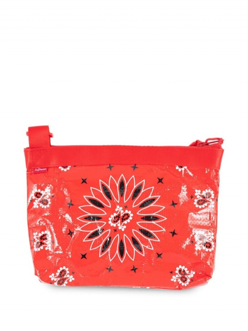 Bolsa De Mensajero Supreme Bandana Tarp Side Bag Mujer Rojas Colombia | G6P-84578