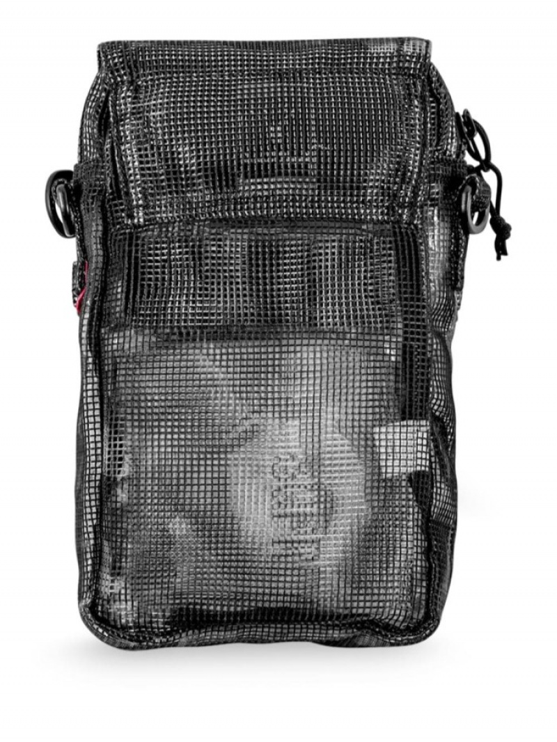 Bolsa De Mensajero Supreme South2 West8 Heavy Mesh Game B Bag Hombre Negras Colombia | E2P-70442