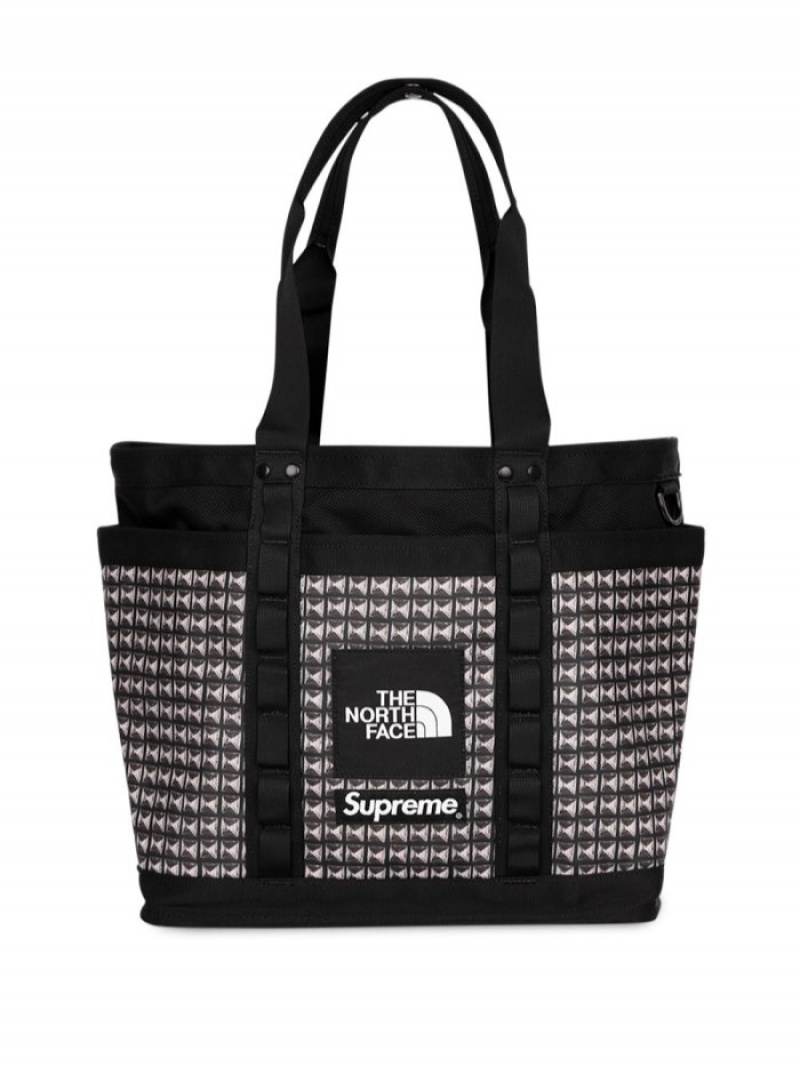 Bolso Tote Supreme X The North Face Explore Stud-print Utility Hombre Negras Colombia | J9D-74227