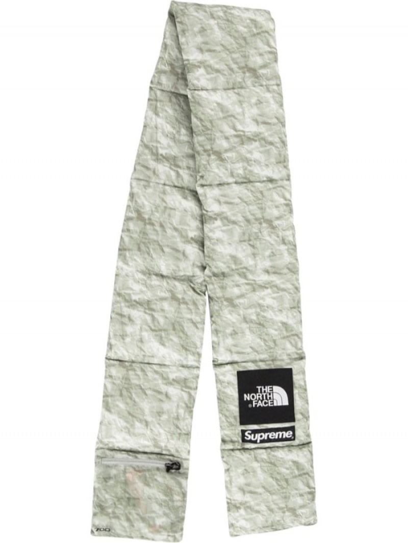 Bufandas Supreme X The North Face Paper-print Mujer Neutrals Colombia | C6V-21102