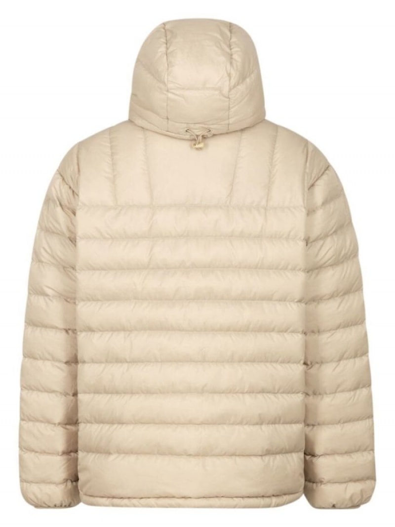 Chaquetas De Plumas Supreme Micro Down Half-zip Encapuchado Jacket Mujer Neutrals Colombia | L9P-63079