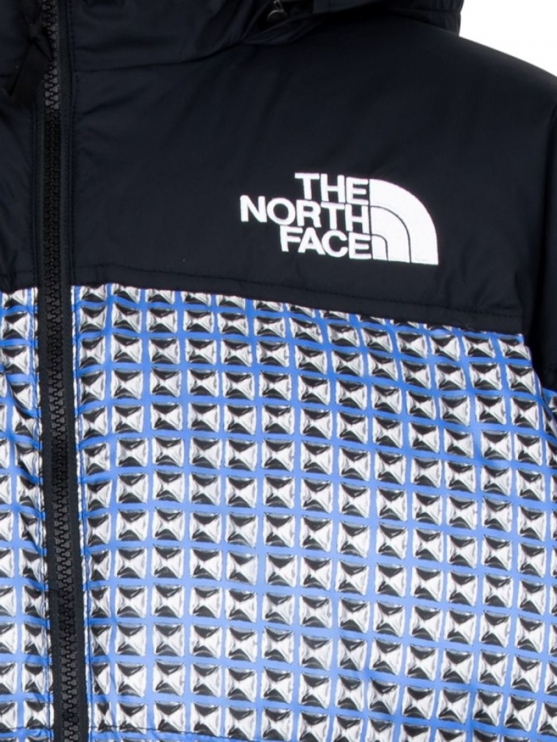 Chaquetas De Plumas Supreme X The North Face Studded Nuptse Jacket Hombre Azules Colombia | M2G-53880