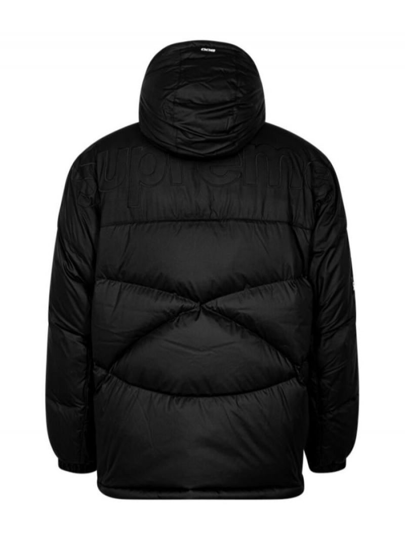 Chaquetas De Plumas Supreme X The North Face 800-fill Pullover Jacket Hombre Negras Colombia | K2N-77689