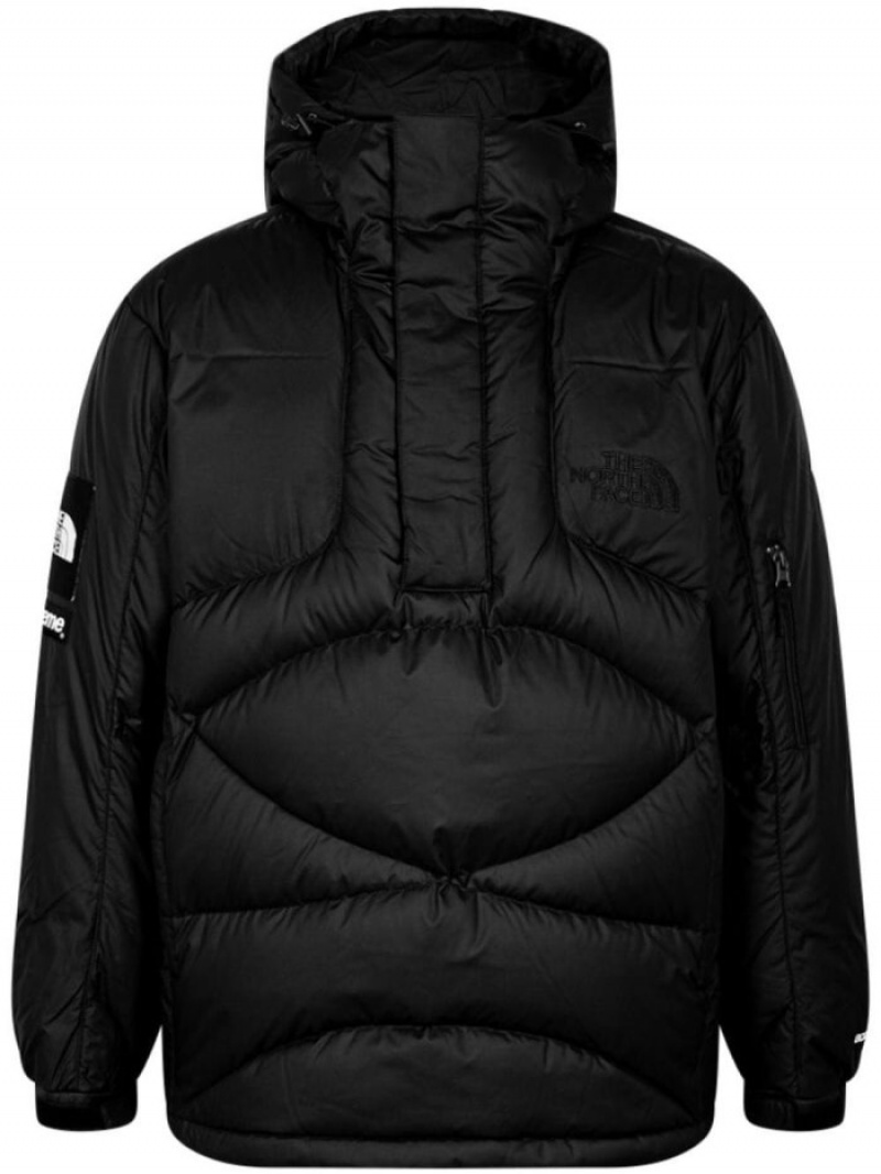 Chaquetas De Plumas Supreme X The North Face 800-fill Pullover Jacket Hombre Negras Colombia | K2N-77689