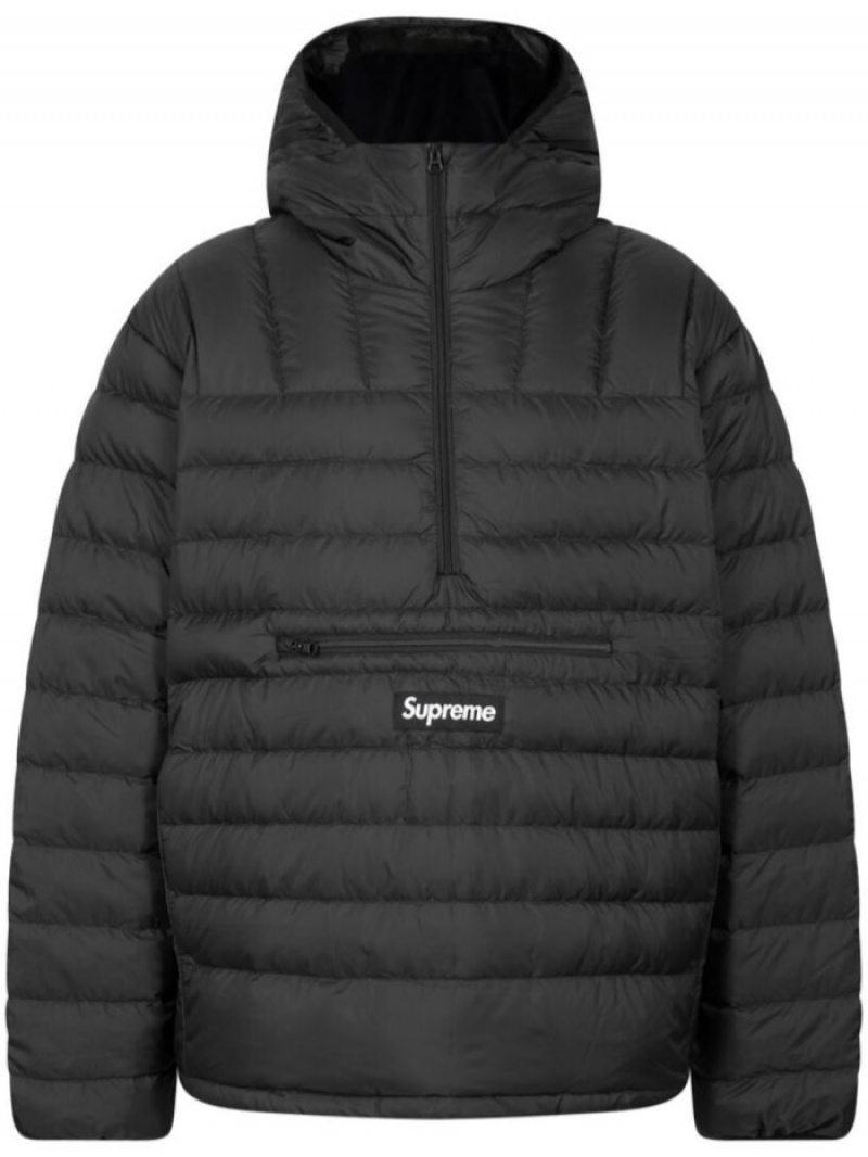 Chaquetas Supreme Micro Down Half-zip Pullover Hombre Negras Colombia | I1F-97167