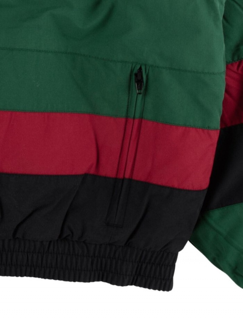 Chaquetas Supreme Puffy Hockey Pullover Hombre Verde Oscuro Negras Rojas Colombia | Q0X-51368