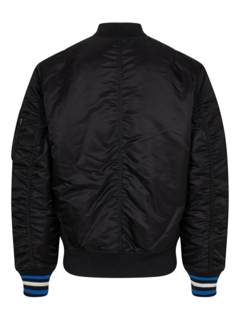 Chaquetas Supreme Reversible Ma-1 Bomber Hombre Negras Colombia | E3C-58233