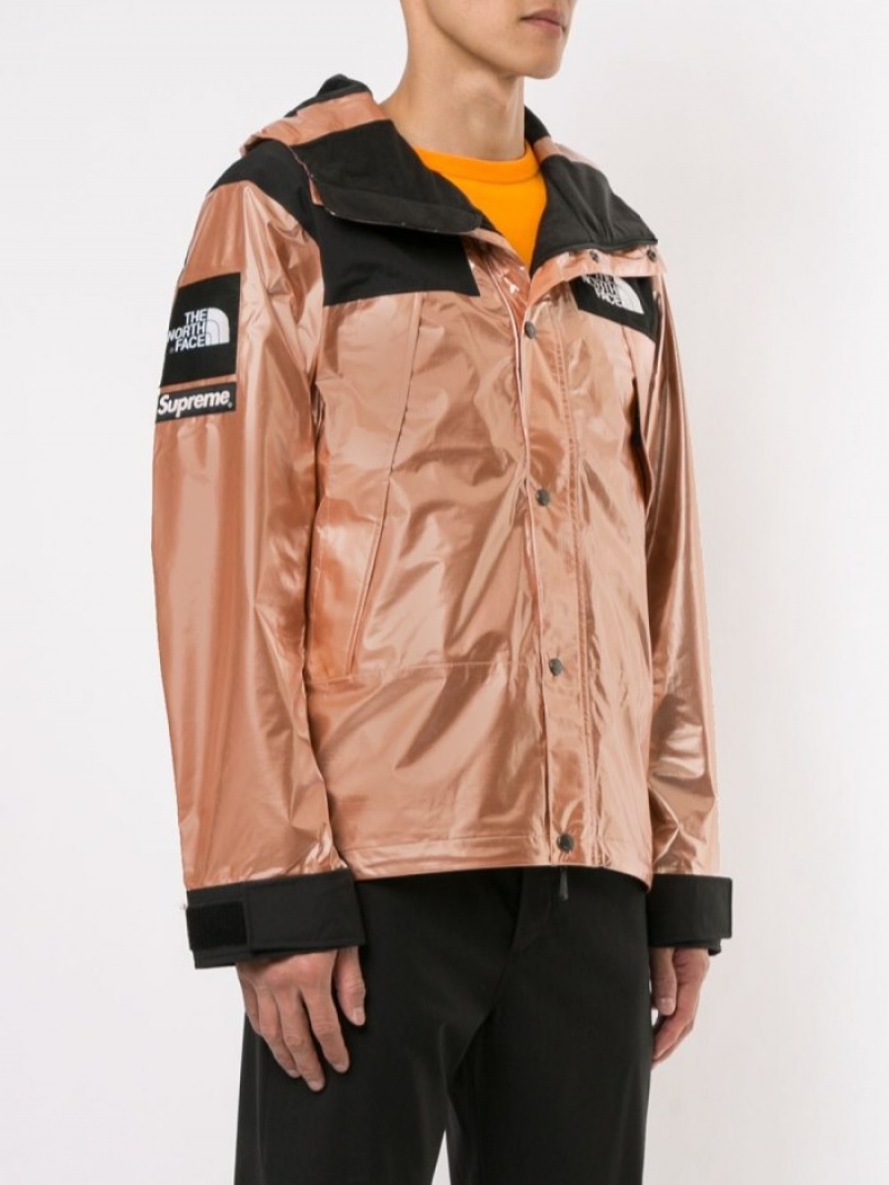 Chaquetas Supreme X The North Face Metallic Mountain Hombre Doradas Colombia | L1X-40618