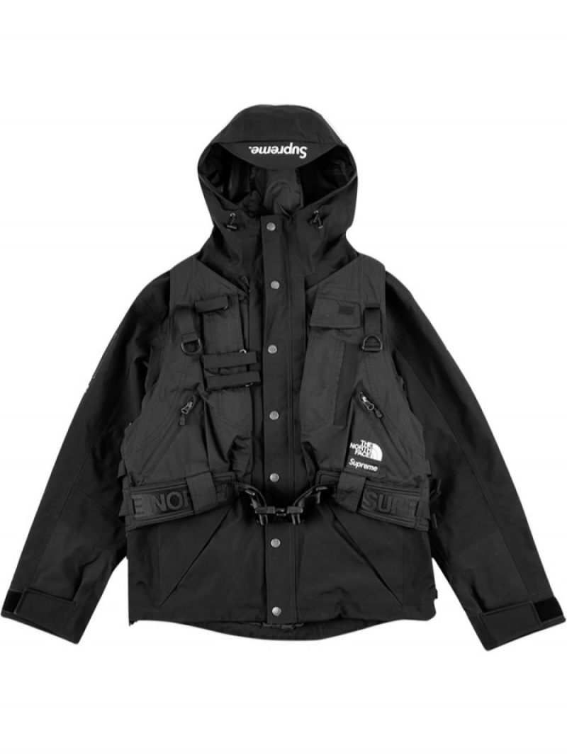 Chaquetas Supreme X The North Face Rtg Vest-detail Hombre Negras Colombia | H6C-97339