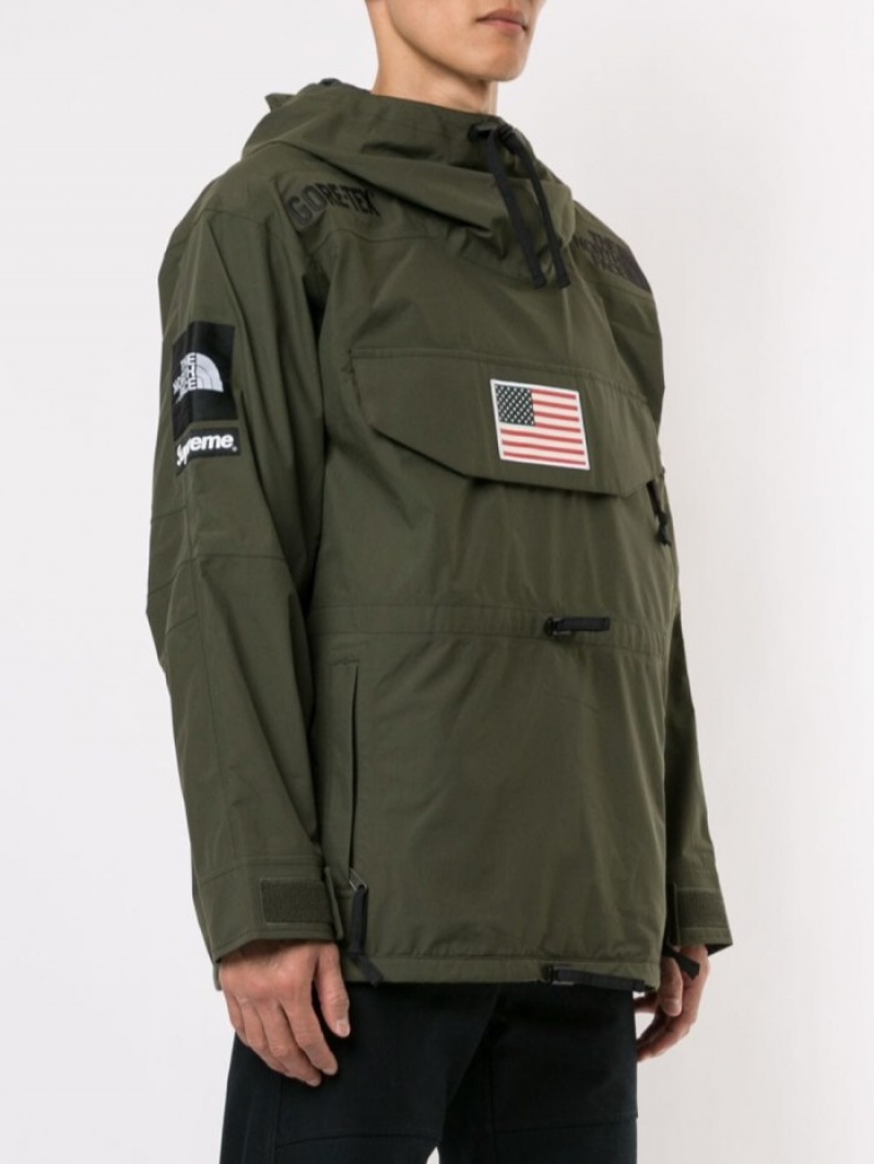 Chaquetas Supreme X The North Face Trans Antarctic Expedition Pullover Hombre Verde Colombia | X8G-37850