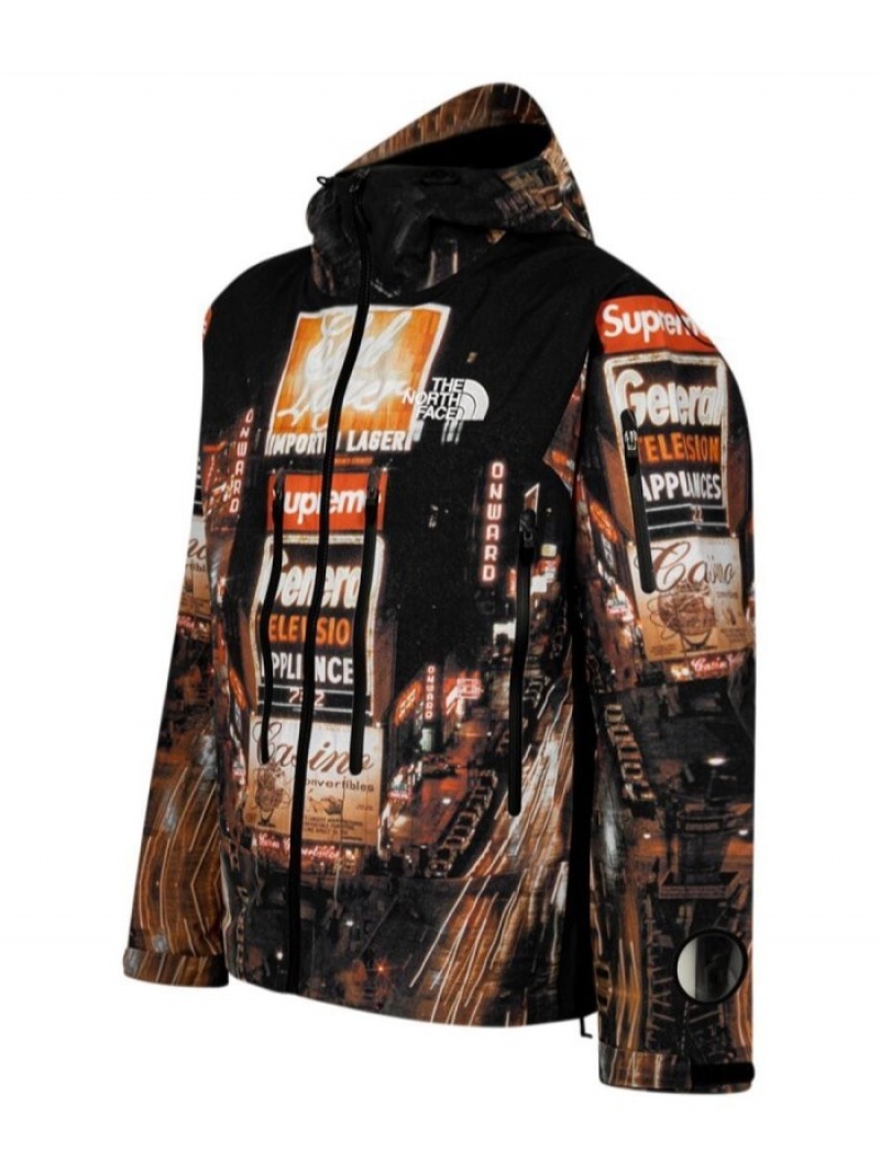 Chaquetas Supreme X The North Facetaped Seam Shell Hombre Marrones Colombia | E0B-45291