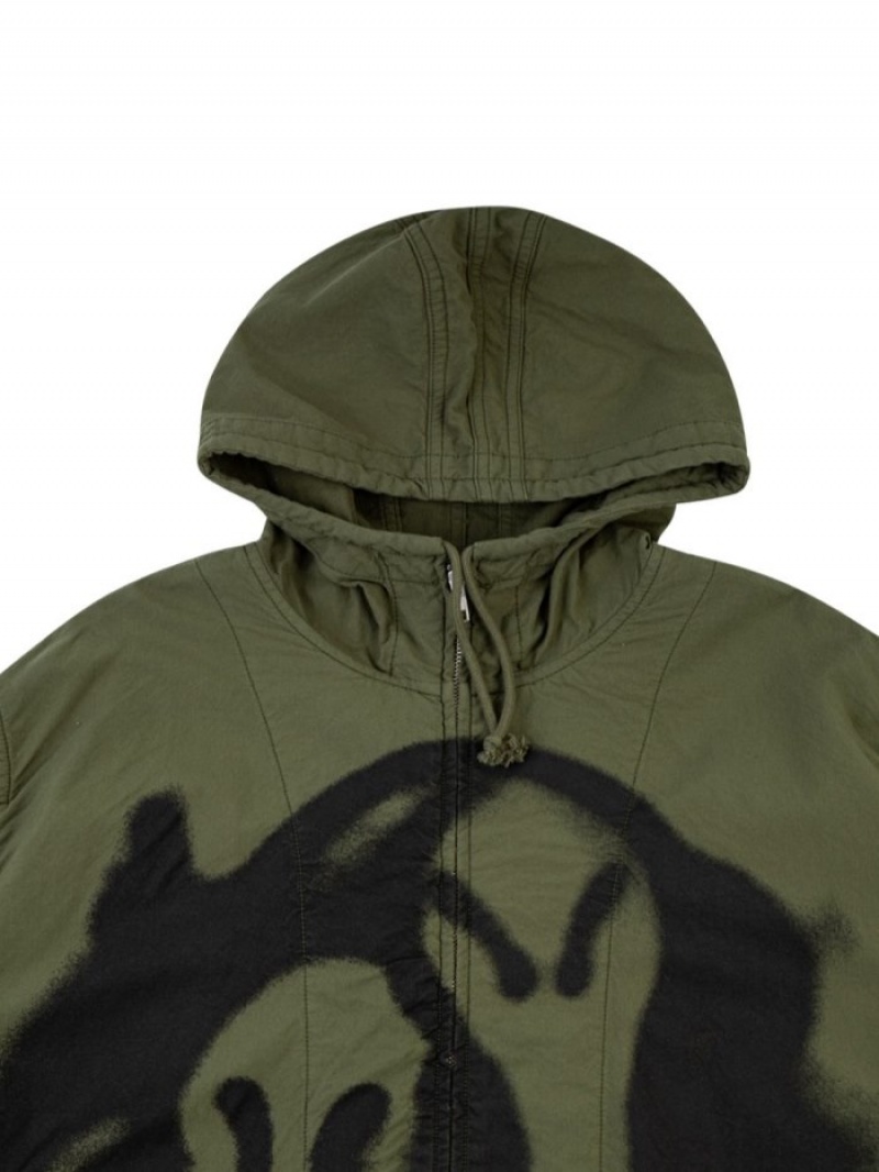 Chaquetas Supreme X Yohji Yamamoto Encapuchado Parka Hombre Verde Colombia | U8F-96763