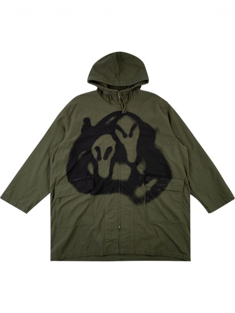 Chaquetas Supreme X Yohji Yamamoto Encapuchado Parka Hombre Verde Colombia | U8F-96763