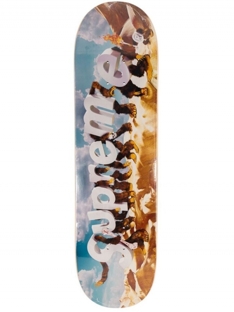 Equipo Supreme Apes Skateboard Deck Hombre Azules Colombia | I2R-85154