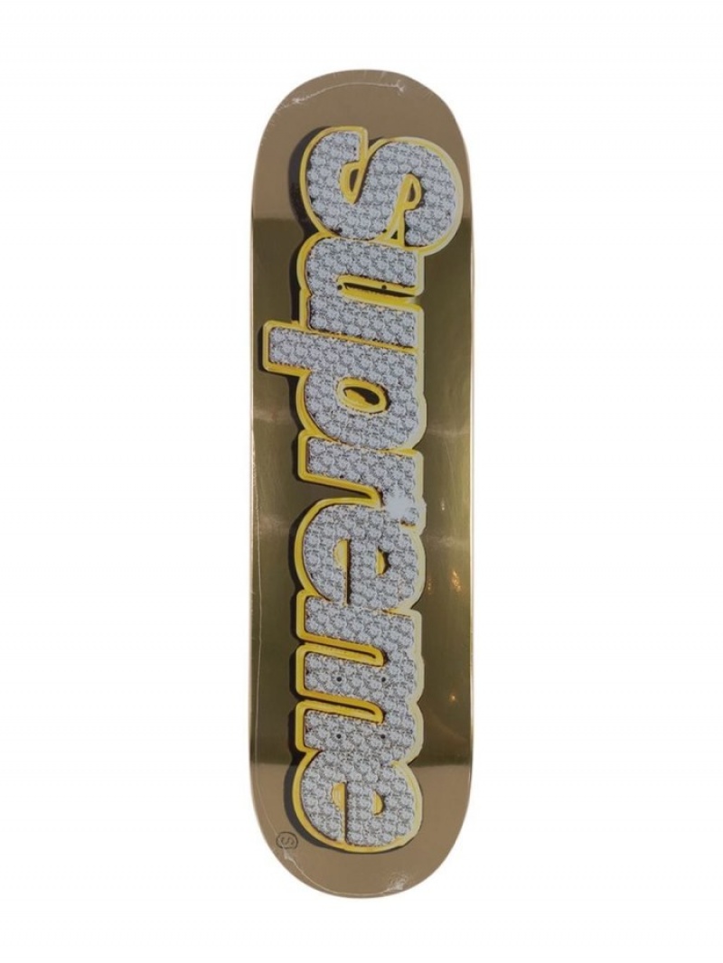 Equipo Supreme Bling Box Logo Skateboard Deck Hombre Neutrals Colombia | D2R-25474