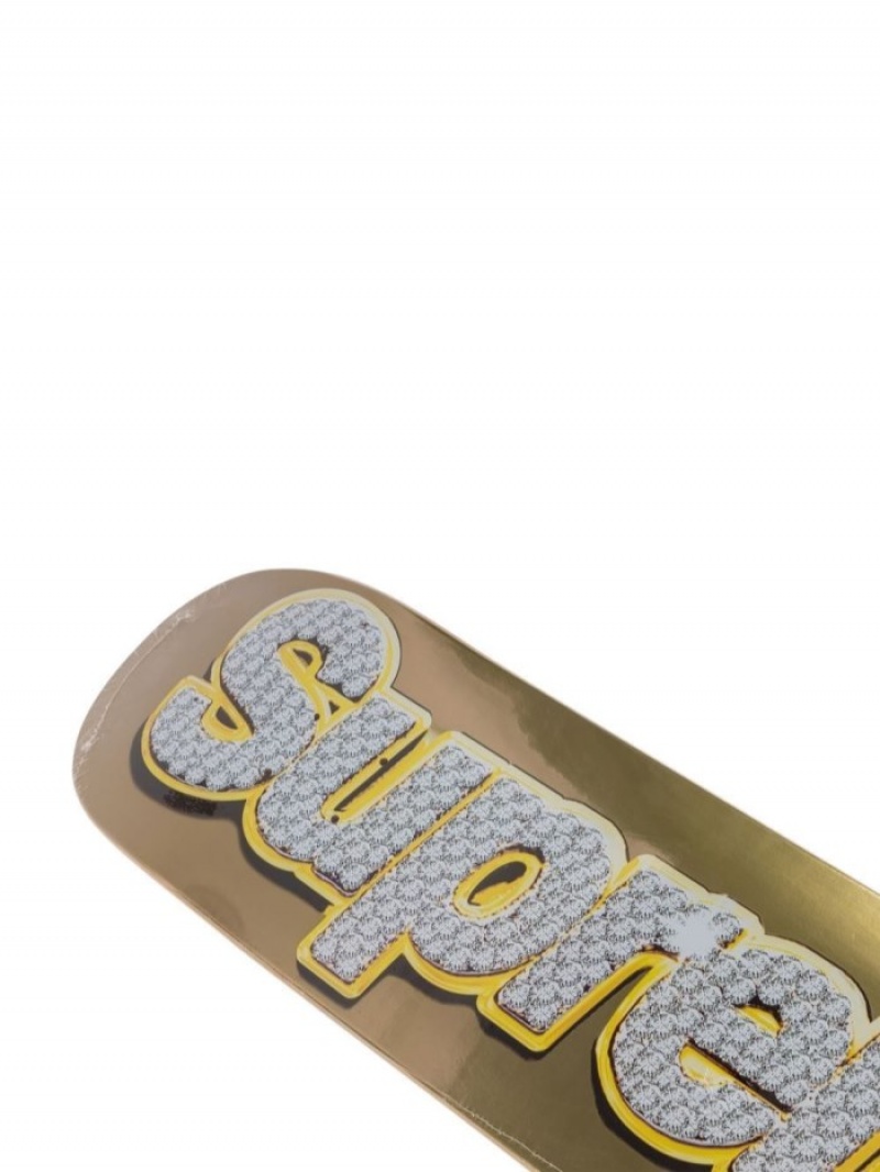 Equipo Supreme Bling Box Logo Skateboard Deck Hombre Neutrals Colombia | D2R-25474