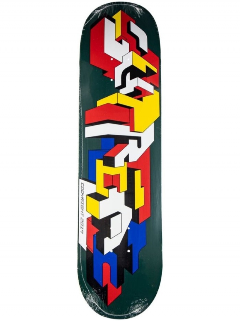 Equipo Supreme Delta Logo Skateboard Deck Hombre Verde Oscuro Colombia | G4E-77826