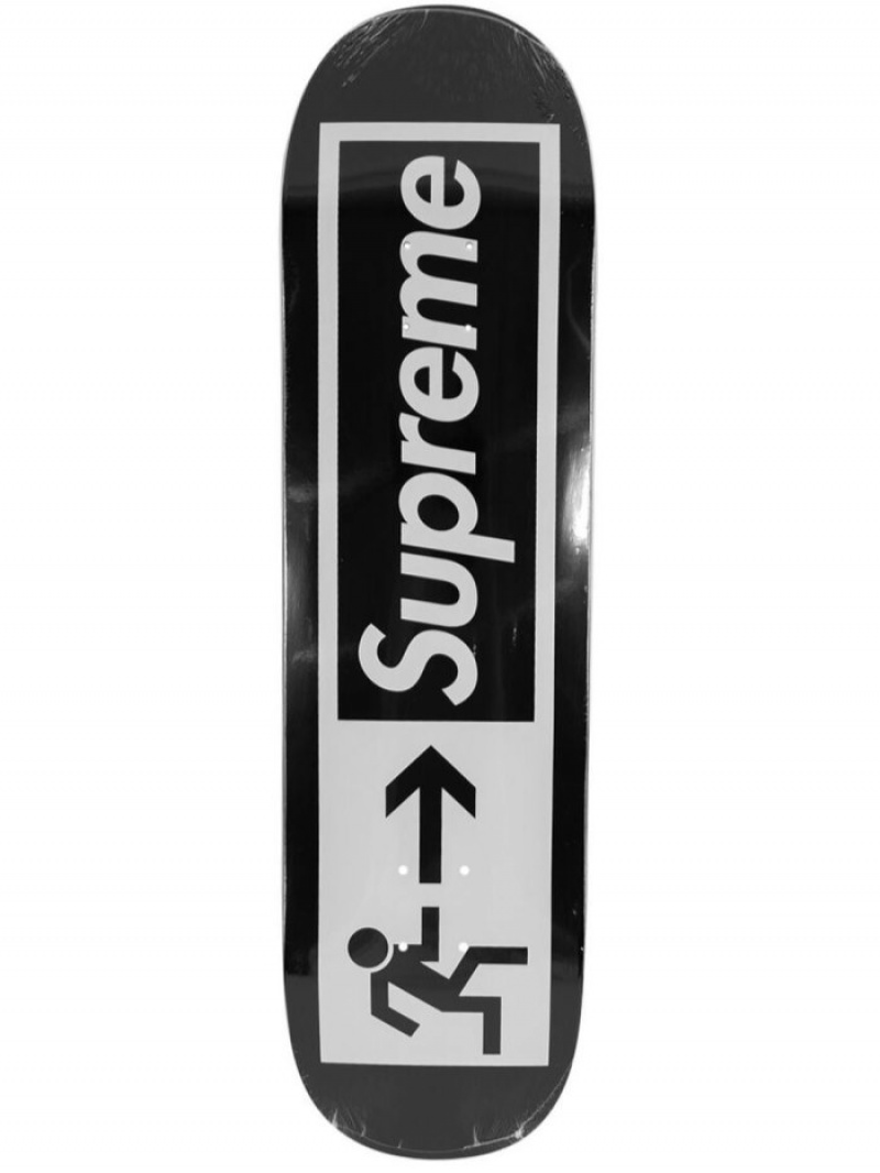 Equipo Supreme Exit Skateboard Deck Hombre Negras Colombia | B9V-29143