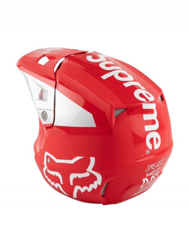 Equipo Supreme Fox Carreras V2 Helmet Hombre Verde Colombia | W3R-54658