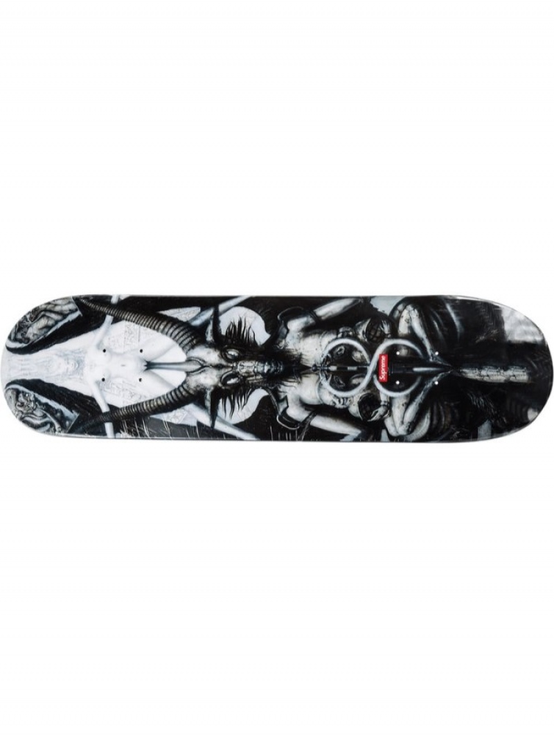 Equipo Supreme Giger Estampadas-print Skateboard Hombre Negras Colombia | W5U-01298