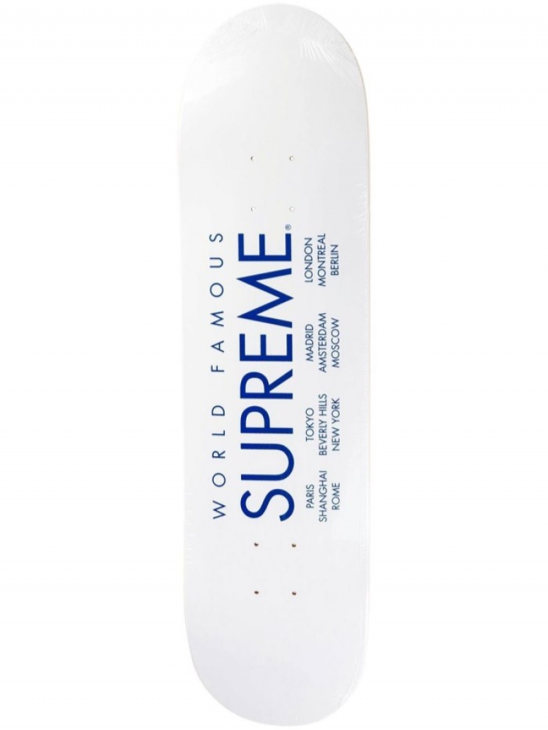 Equipo Supreme International Skateboard Deck Hombre Blancas Colombia | C0H-29000