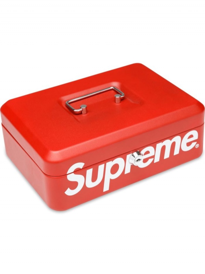 Equipo Supreme Logo-print Lock Box Hombre Rojas Colombia | C2Q-23411