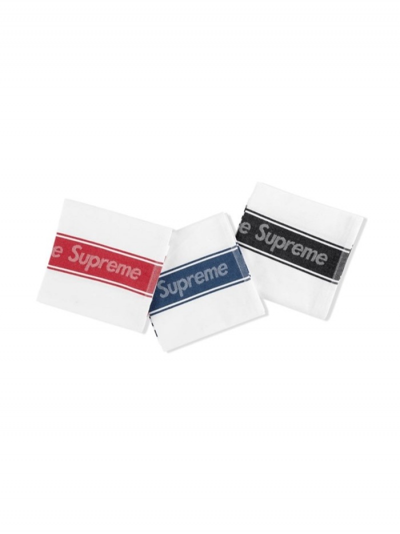 Equipo Supreme Set Of 3 Dish Towels Hombre Blancas Colombia | K7X-34273