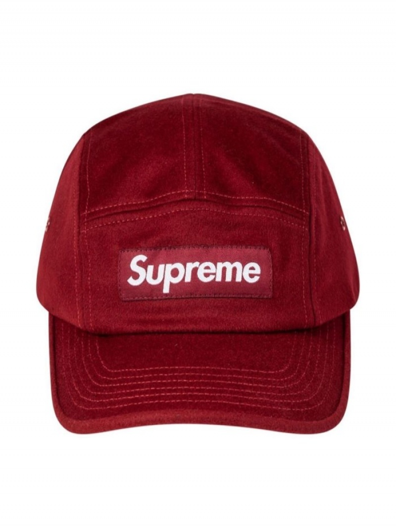 Gorras Supreme Lana Box-logo Camp Hombre Rojas Colombia | Q2N-31660