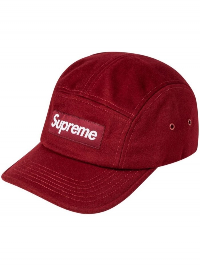 Gorras Supreme Lana Box-logo Camp Hombre Rojas Colombia | Q2N-31660