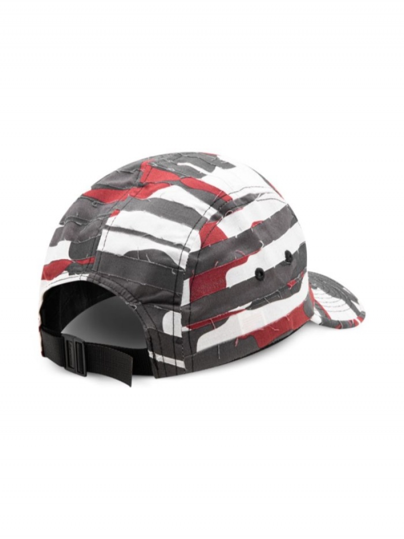 Gorras Supreme Layered Camouflage-pattern Camp Hombre Rojas Blancas Gris Colombia | Q4Y-64078