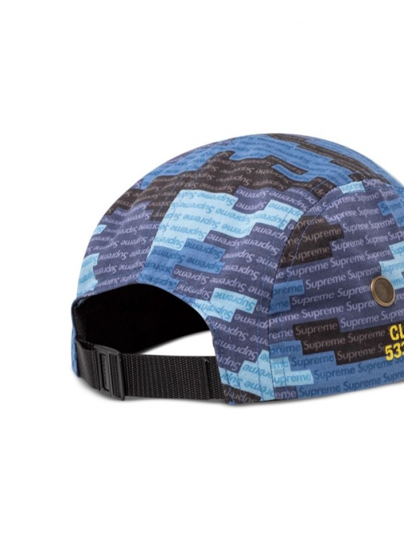 Gorras Supreme Military Camp Hombre Azules Colombia | B3N-93234