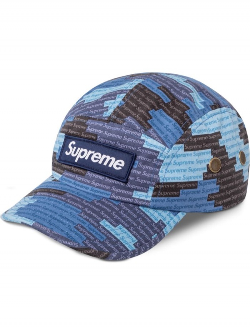 Gorras Supreme Military Camp Hombre Azules Colombia | B3N-93234