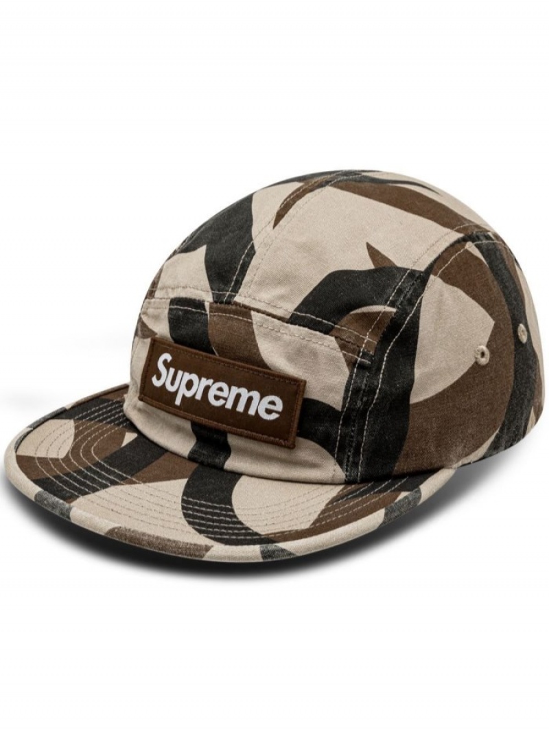 Gorras Supreme Military-print Camp Hombre Beige Verde Colombia | U6I-58210