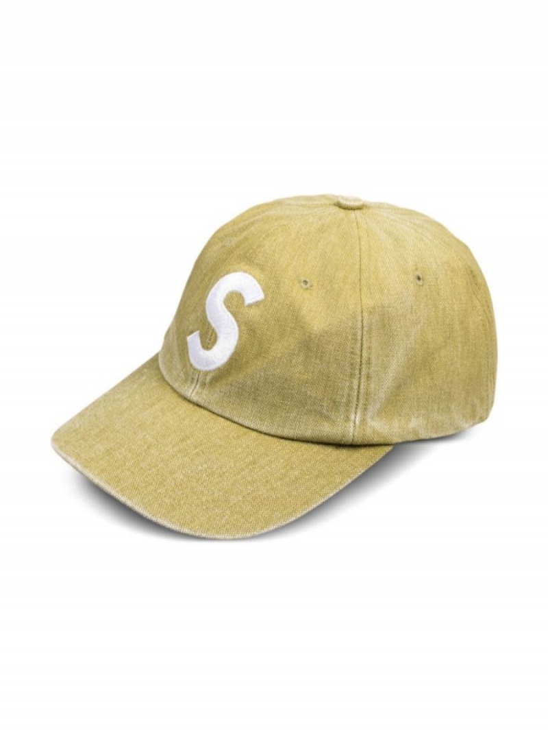 Gorras Supreme S Logo Baseball Hombre Verde Oliva Verde Colombia | T2S-11454