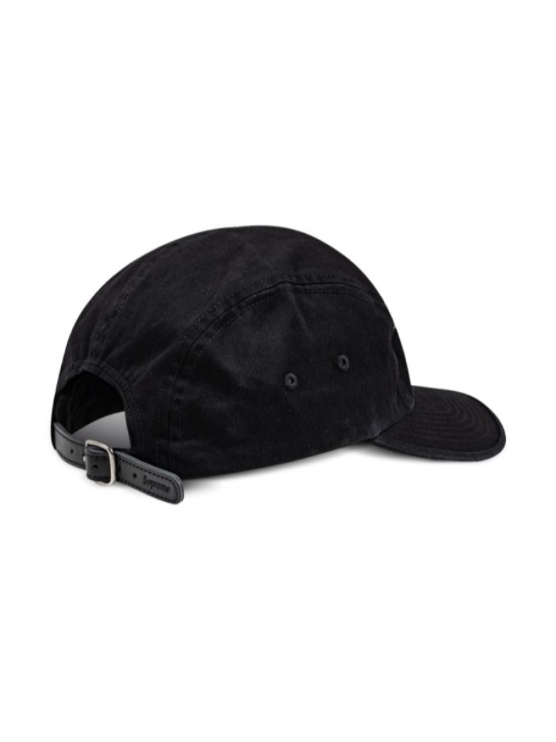 Gorras Supreme Washed Twill Hombre Negras Colombia | N2E-23021