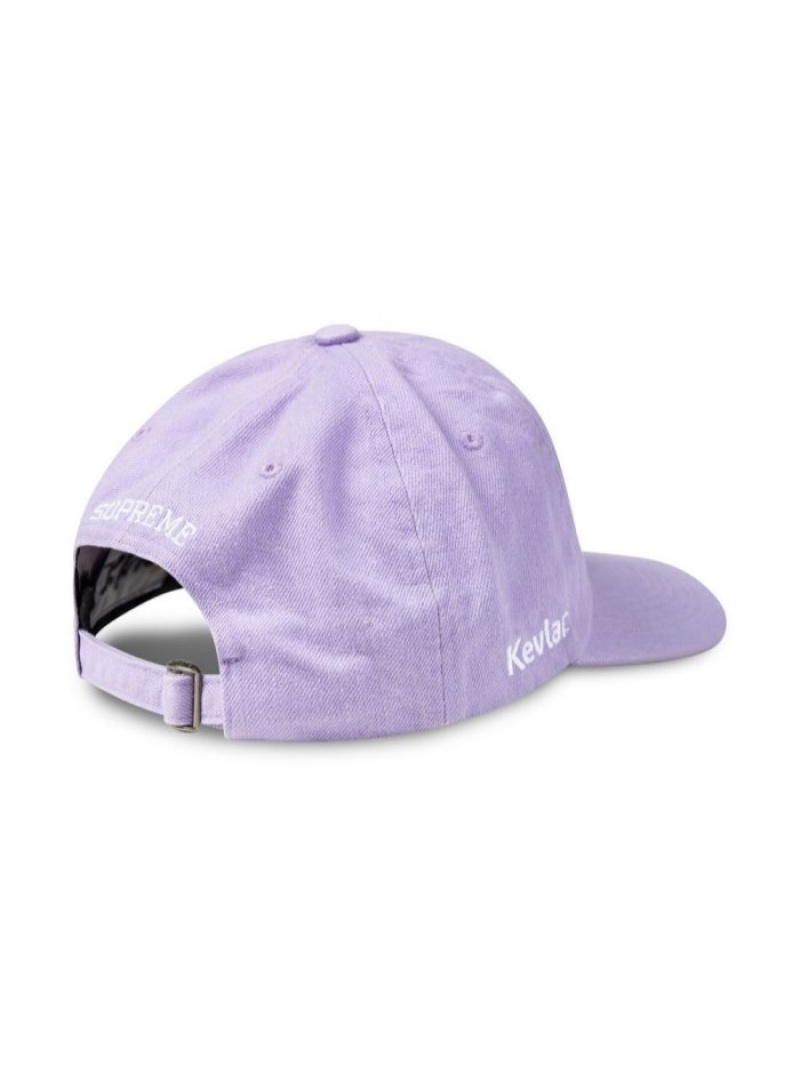 Gorras Supreme X Kevlar S Logo Six-panel Denim Hombre Moradas Colombia | H4V-92053