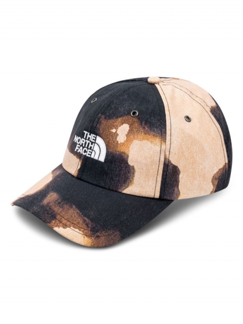 Gorras Supreme X Tnf Bleached Denim Print 6-panel Hombre Negras Marrones Beige Claro Colombia | F1N-52380