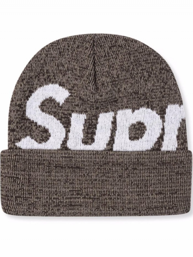 Gorro Supreme Big Logo Mujer Marrones Colombia | O7P-63667