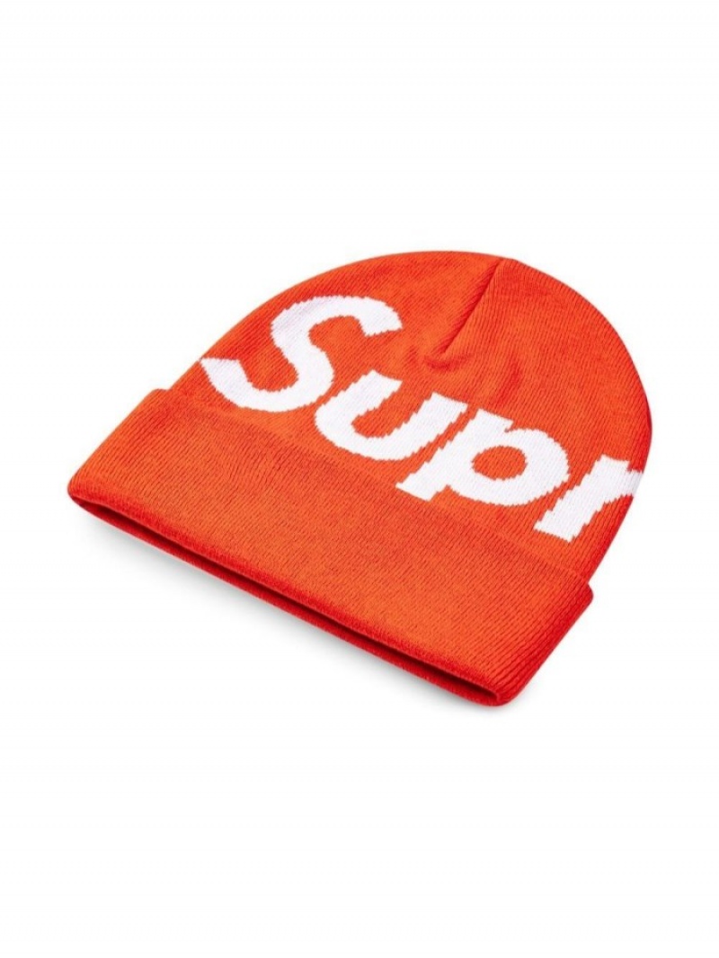 Gorro Supreme Big Logo Mujer Naranjas Colombia | O2M-32606