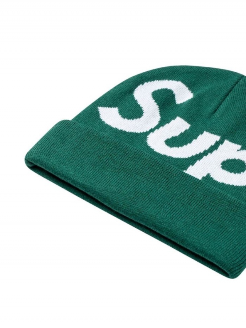 Gorro Supreme Big Logo Mujer Verde Colombia | V7Y-01393