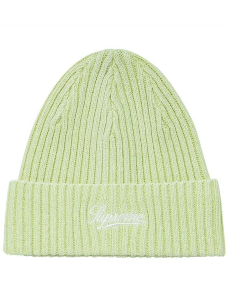 Gorro Supreme Bleached Rib-knit Mujer Amarillo Colombia | O8G-21241