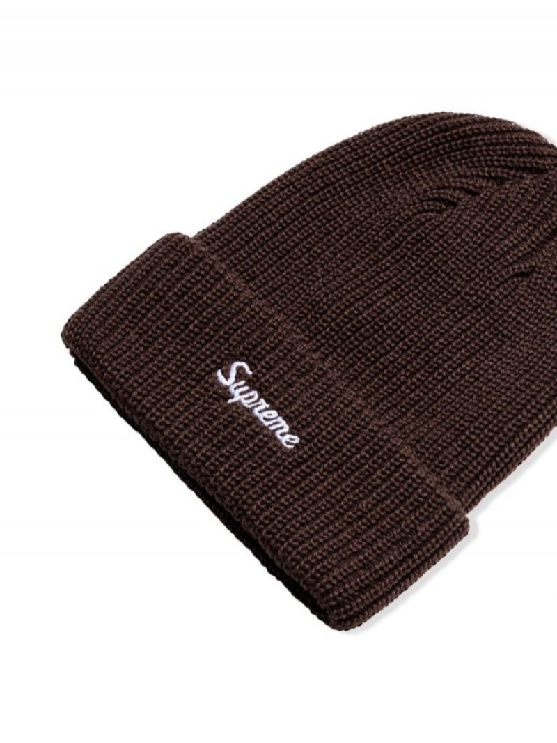 Gorro Supreme Embroidered-logo Mujer Marrones Colombia | K9B-66519