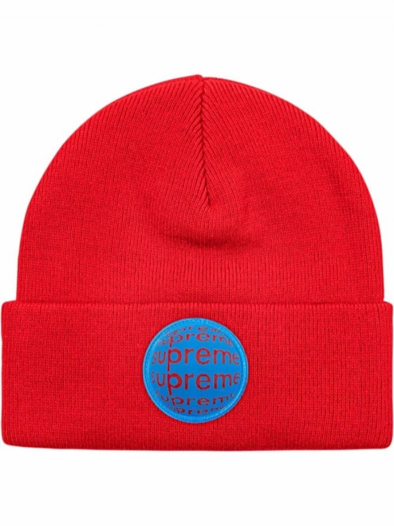 Gorro Supreme Lenticular Patch Hombre Rojas Colombia | A2L-84924